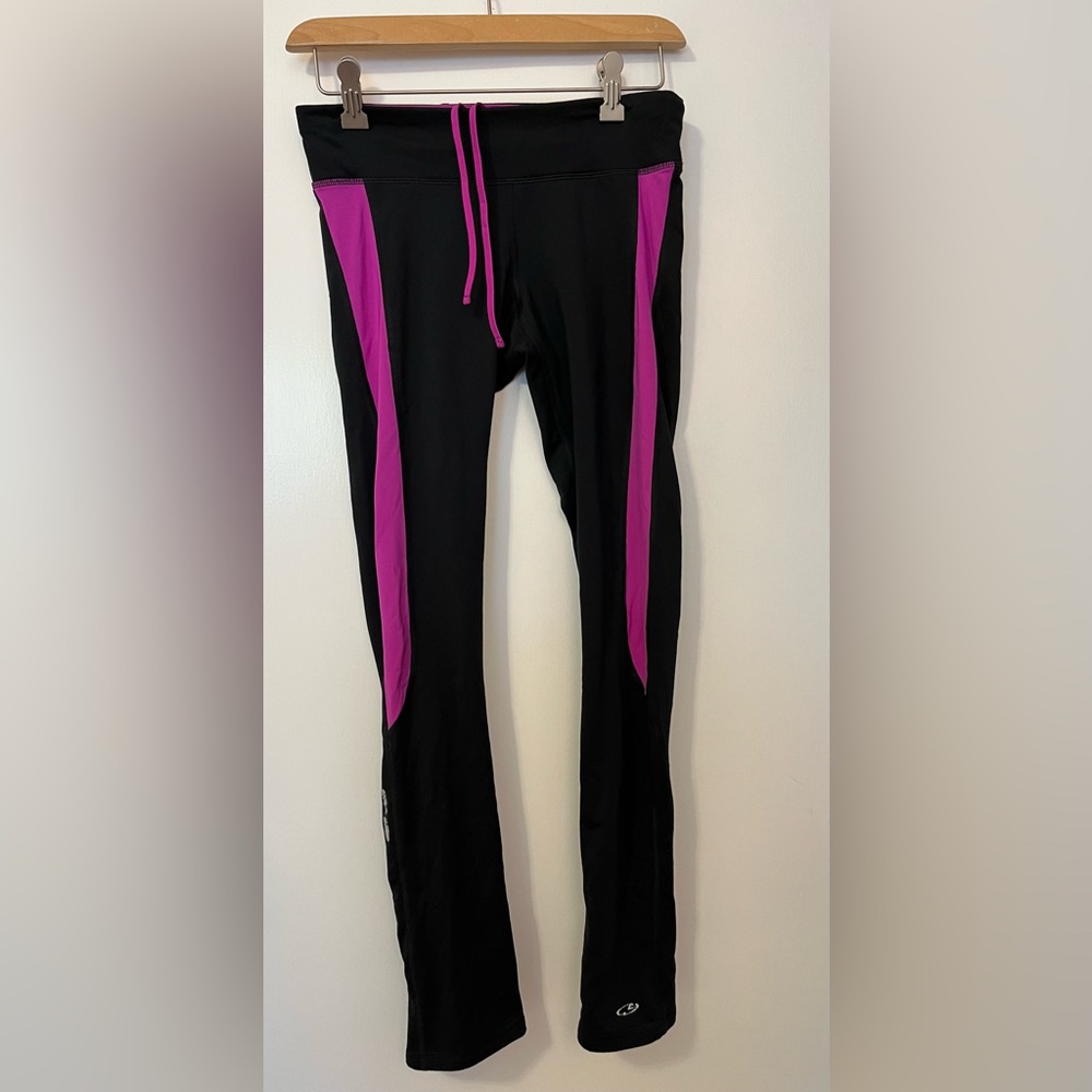 Small Petite Leggings - Champion - Purple/Pink Stripe